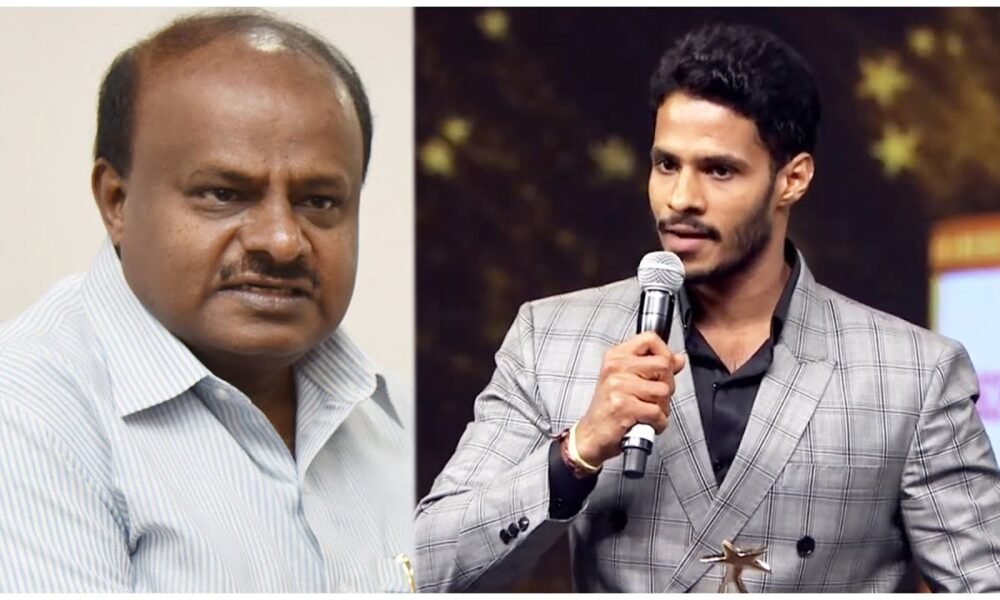 nikhil kumaraswamy and h d kumaraswamy vijayaprabha news