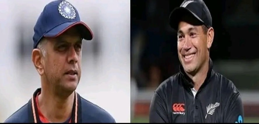 Rahul Dravid and Ross Taylor