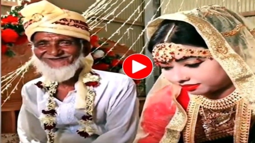 eighty-year-old man married to a beautiful young woman