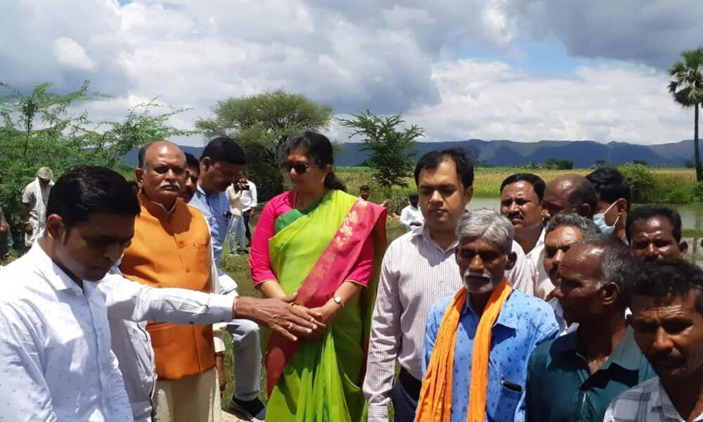 120 acres of crops have been damaged due to the fall of Kodi in Dananayakanakerekere