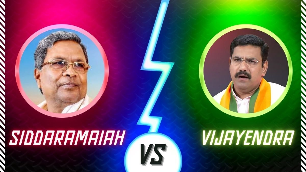 Siddaramaiah and B Y Vijayendra