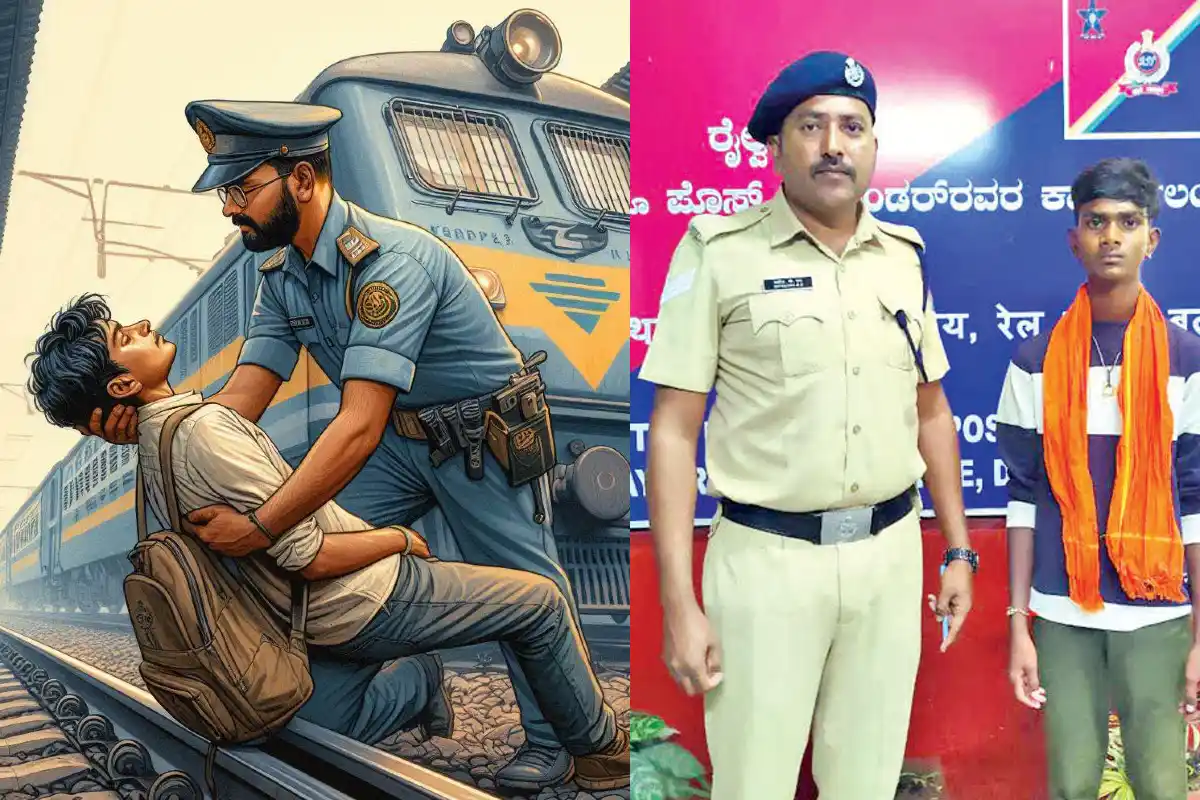 Constable saved young man