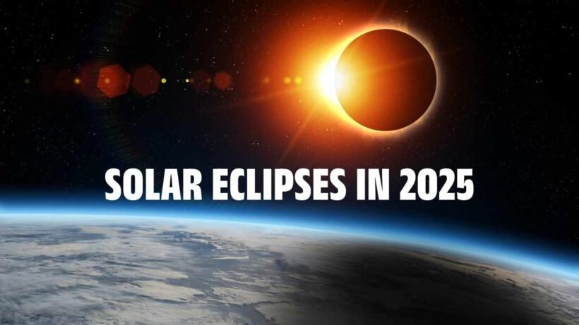 Solar eclipses in 2025
