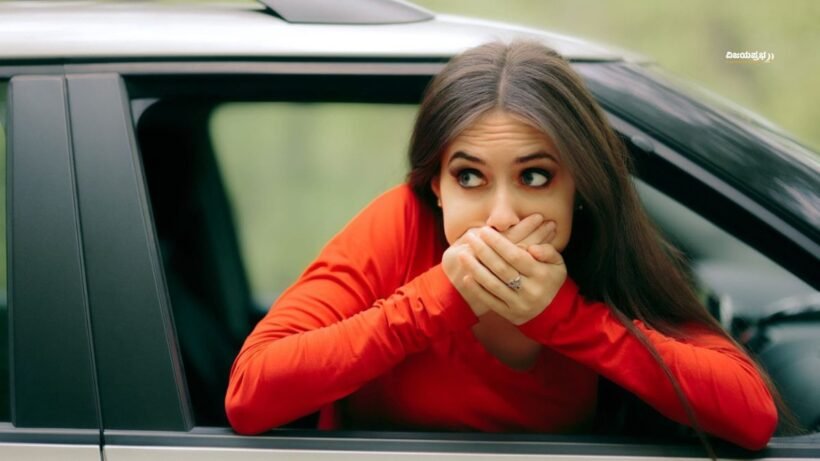 Vomiting while travelling