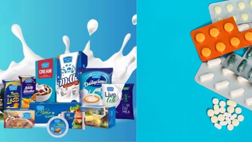GST revision dairy products and medicines price