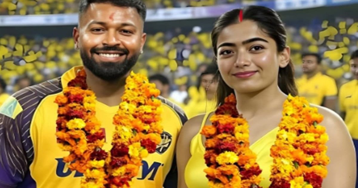 Hardik Pandya and Rashmika Mandanna marriage photo viral