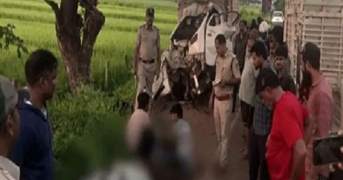 Terrible accident in Shivamogga