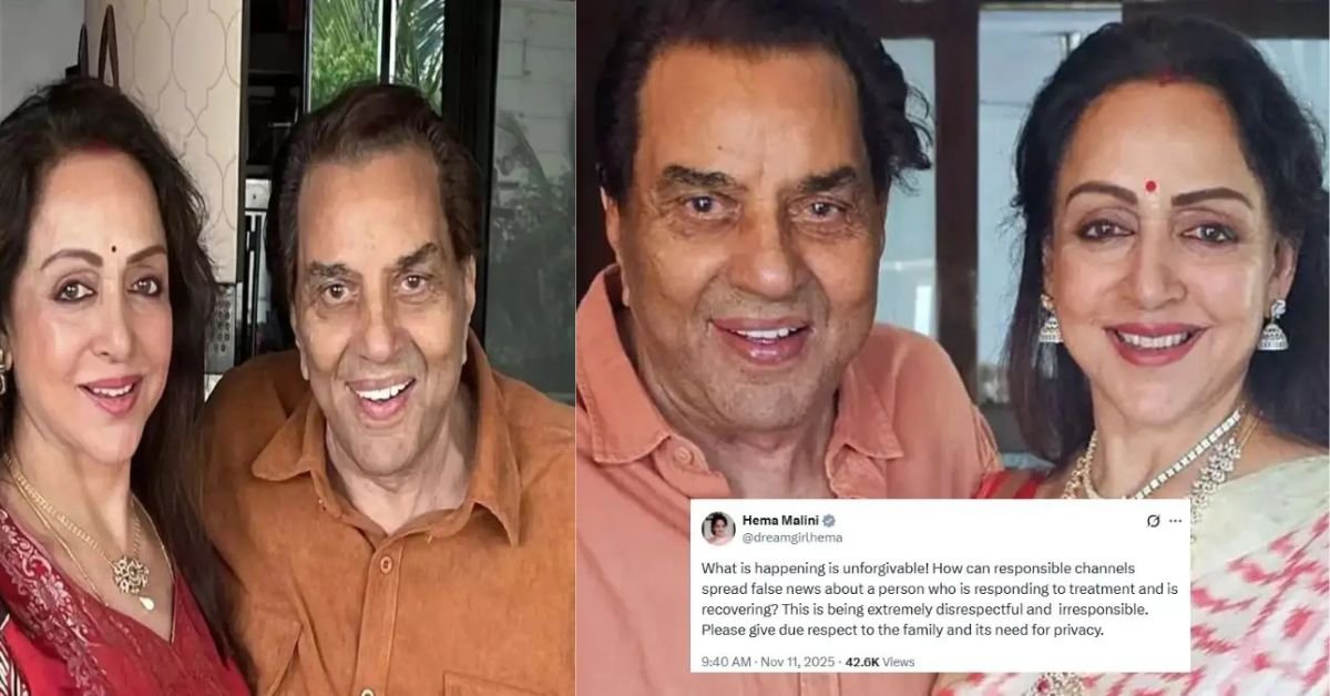 Dharmendra is not dead, says wife Hema Malini