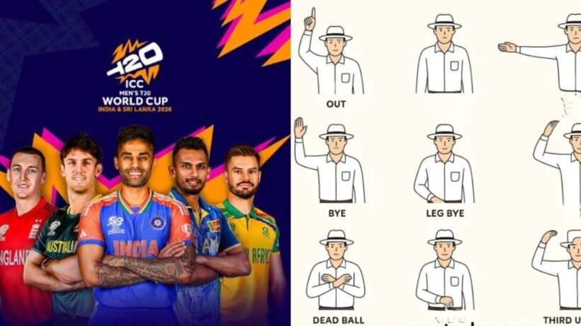 ICC New Rules T20 World Cup 2026 - Stop Clock Rule and 5 Run Penalty for teams - Cricket Umpire Signal
